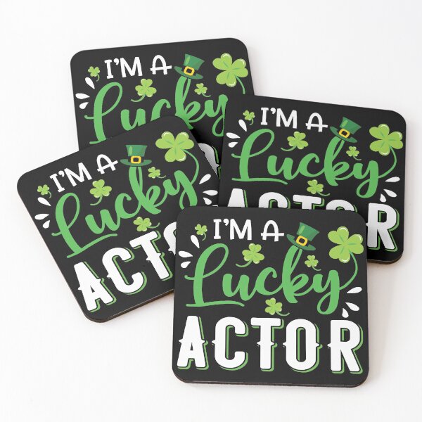 Item preview, I'm A Lucky Actor Shamrock Top Hat St Patricks Day designed and sold by IceNiceIce.
