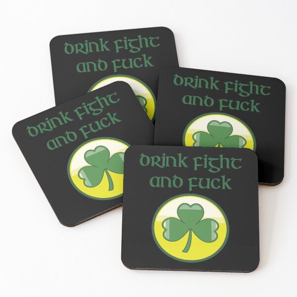Item preview, Drink Fight Irish Shamrock St Patricks Day designed and sold by WanitaDesign.