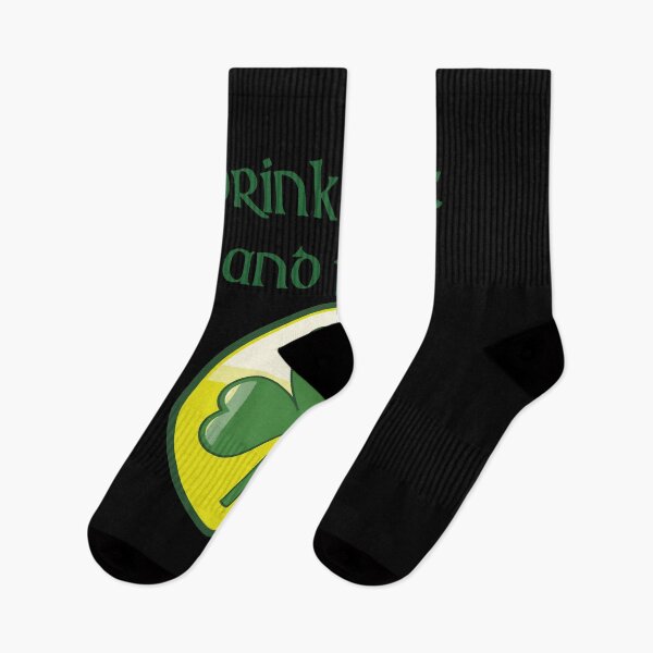 Item preview, Drink Fight Irish Shamrock St Patricks Day designed and sold by WanitaDesign.