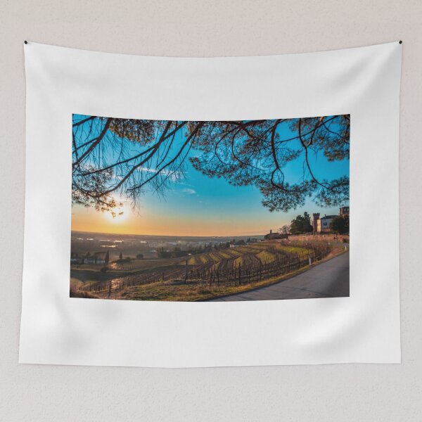 Item preview, Winter sunset in the vineyards of Collio Friulano, Friuli-Venezia Giulia, Italy designed and sold by zakaz86.