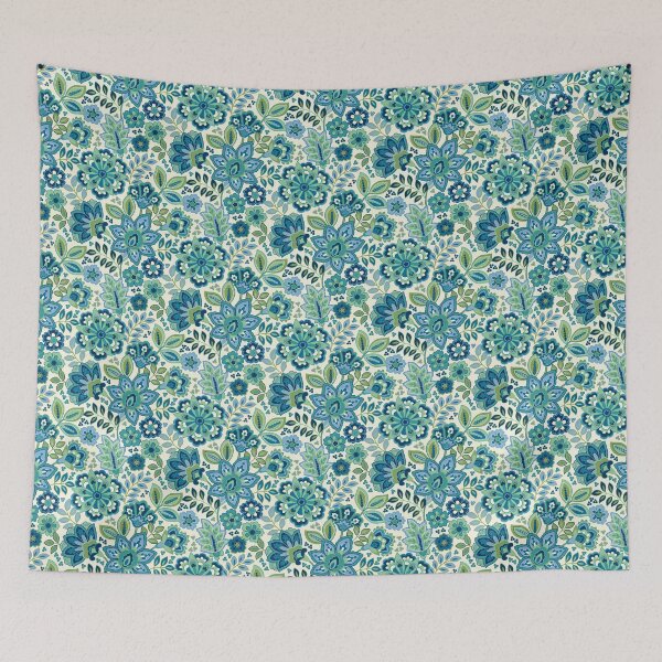 Item preview, Blue Floral designed and sold by Barbara Pixton.