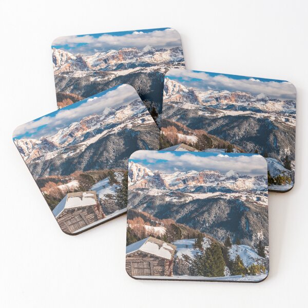 Item preview, Winter sunset in the italian alps, Trentino-Alto Adige, Italy designed and sold by zakaz86.