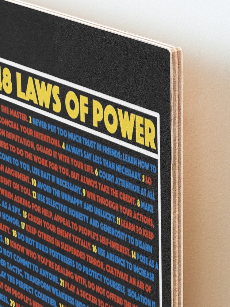 48 laws of power hardcover