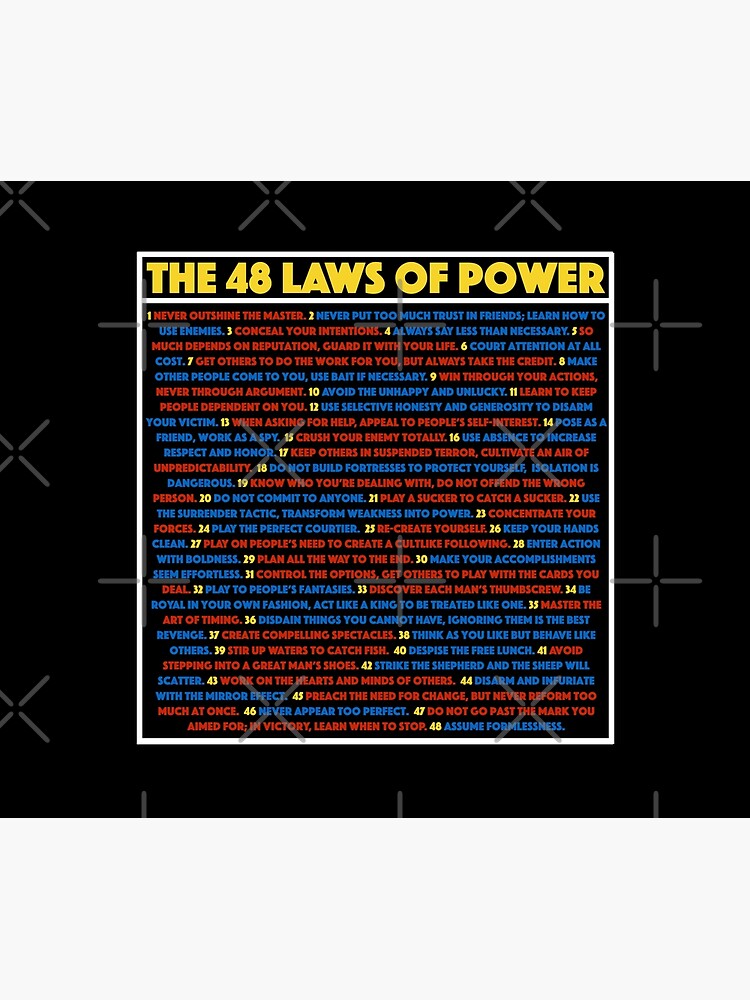 48 laws of power poster - halogarry