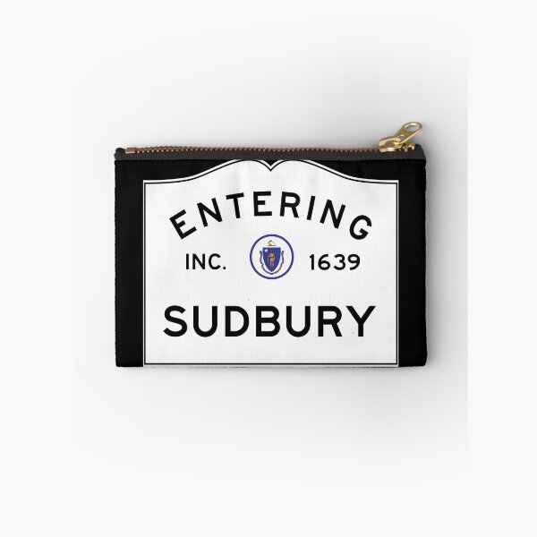 Artikelvorschau, Einfahrt nach Sudbury, Massachusetts - Verkehrsschild des Commonwealth of Massachusetts entworfen und verkauft von NewNomads.