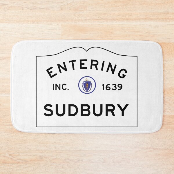 Item preview, Entering Sudbury Massachusetts - Commonwealth of Massachusetts Road Sign  designed and sold by NewNomads.