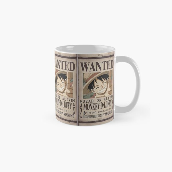 avis de recherche Luffy Mug classique
