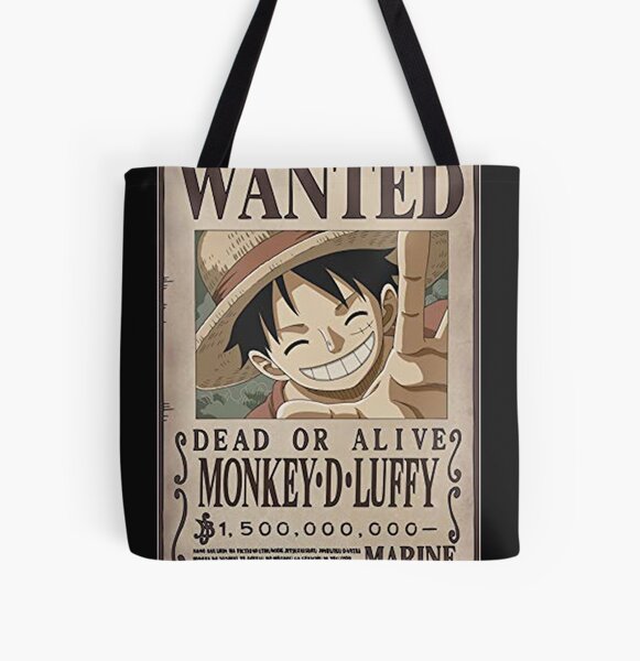 Luffy Wanted Poster Tote Bag By Jvlius Redbubble