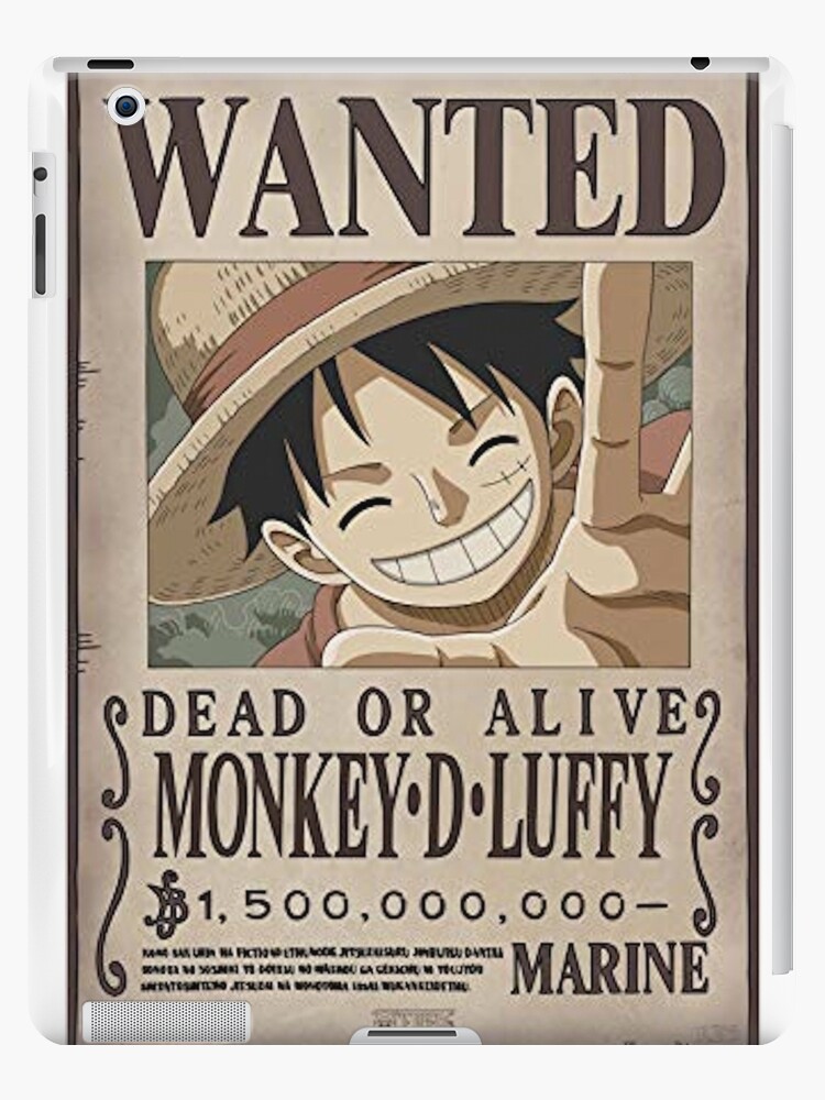 Poster Wanted Luffy – Coretan