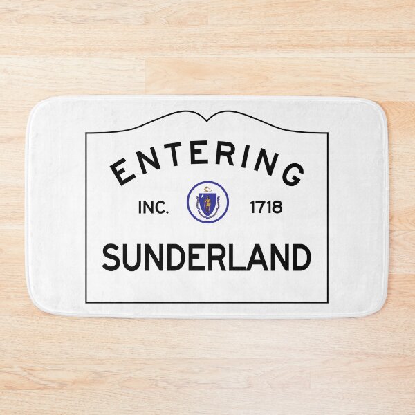 Artikelvorschau, Betreten von Sunderland Massachusetts - Straßenschild des Commonwealth von Massachusetts entworfen und verkauft von NewNomads.
