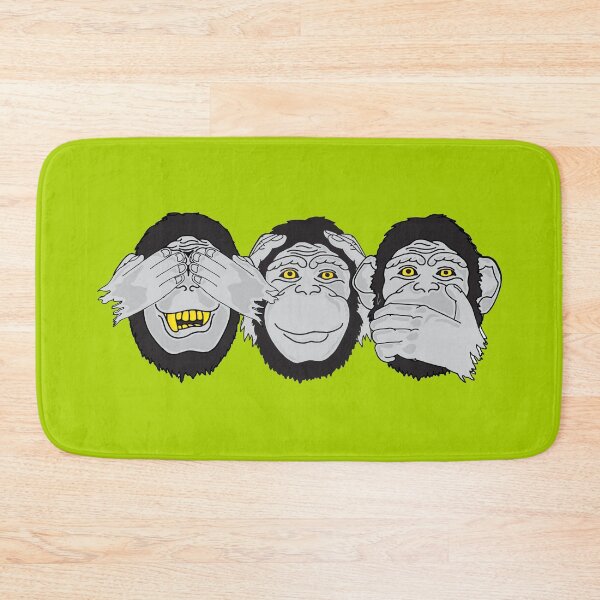 Item preview, Three Wise Monkeys - See No Evil, Hear No Evil, Speak No Evil - Mizaru, Kikazaru, Iwazaru  designed and sold by 86Gaz.