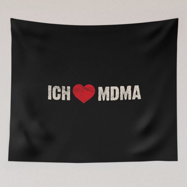 Item preview, I Love MDMA Emma Teile Drugs Rave Ecstasy Keta Acid Ballern design designed and sold by A-Fashion.