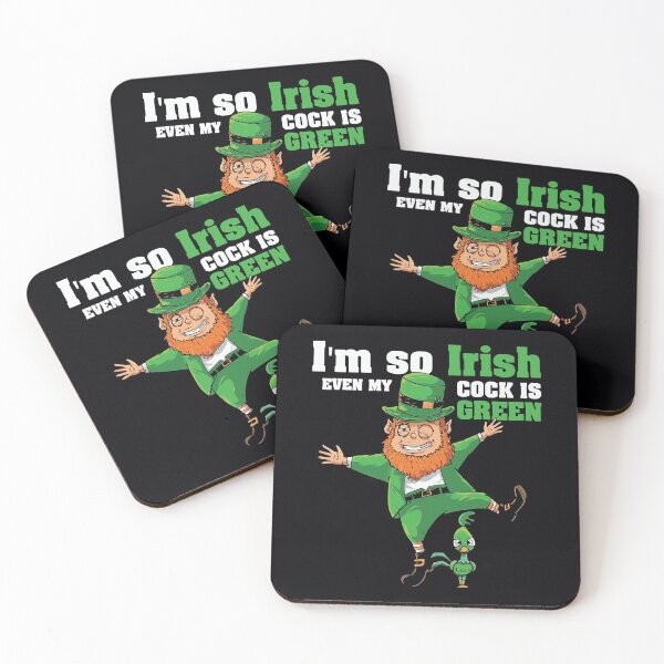 Item preview, I'm So Irish Even My Cocks Green St Patricks Day designed and sold by IceNiceIce.