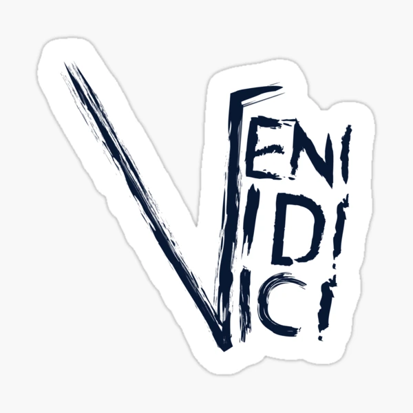 Veni Vidi Vici | I Came, I Saw, I Conquered | Theseus And The Minotaur |  Sticker