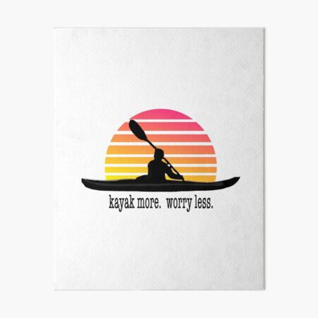 Kayak Fishing | Art Board Print