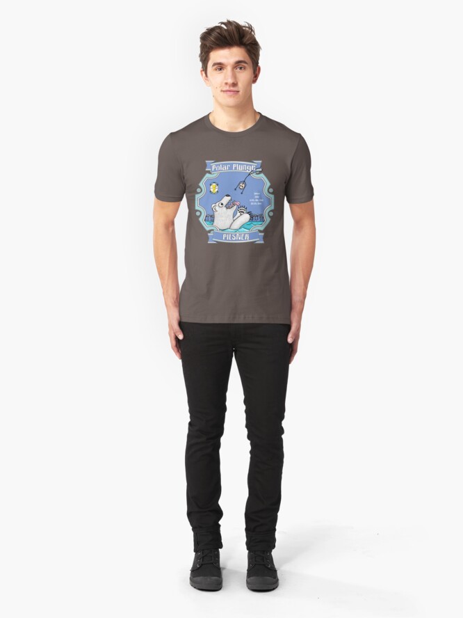 Alternate view of Polar Plunge Pilsner Slim Fit T-Shirt