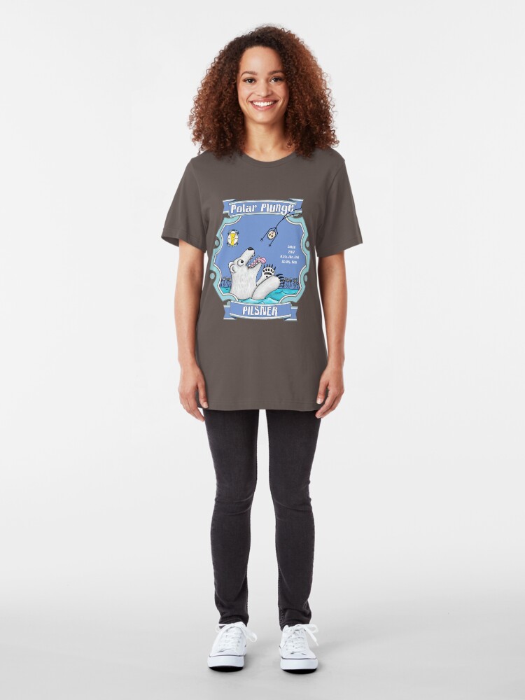 Alternate view of Polar Plunge Pilsner Slim Fit T-Shirt