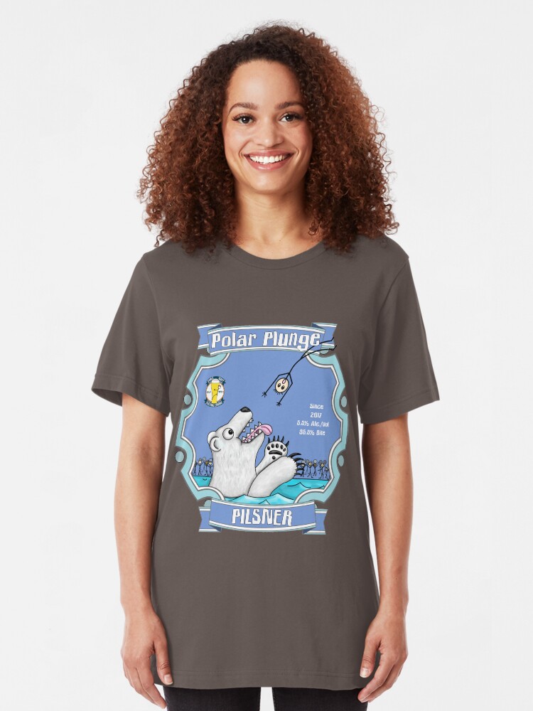 Alternate view of Polar Plunge Pilsner Slim Fit T-Shirt