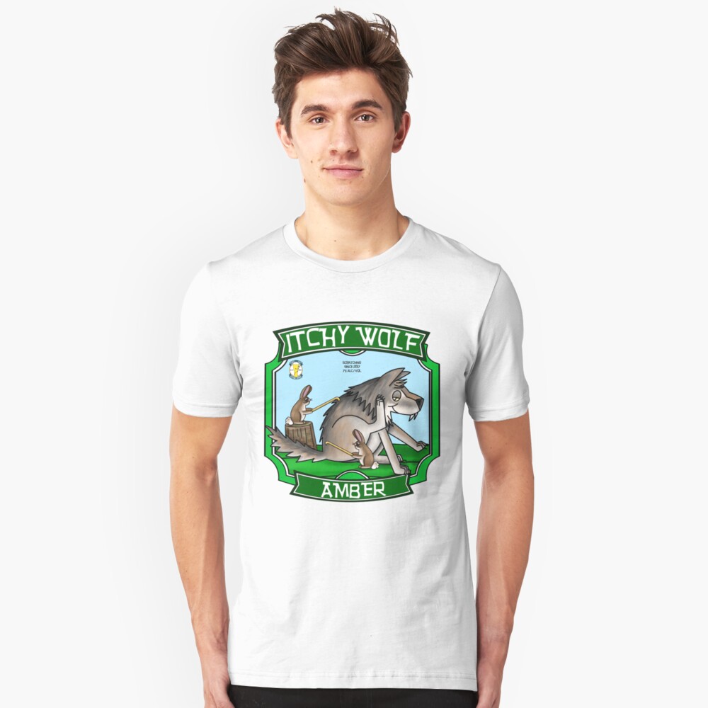 Itchy Wolf Amber Slim Fit T-Shirt