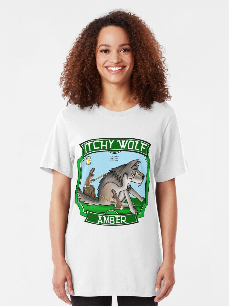Alternate view of Itchy Wolf Amber Slim Fit T-Shirt