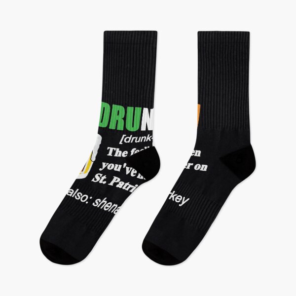 Item preview, Drunkrish Beer Drinking St Patricks Day Drunk Green designed and sold by WanitaDesign.