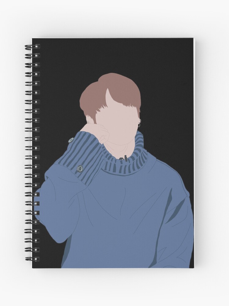 bts blue sweater