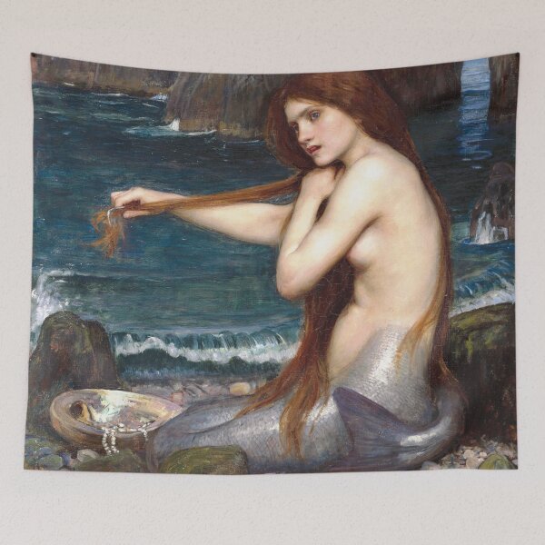 Item preview, Mermaid - John William Waterhouse  designed and sold by maryedenoa.