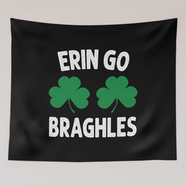 Item preview, Erin Go Bragh Less St Patricks Day Shamrocks designed and sold by WanitaDesign.