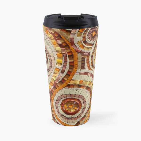 Mosaic art by Sue Kershaw Ganges Karma Travel Mug