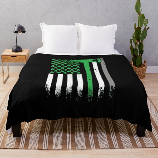 Item preview, Irish American Flag Firefighter Usa Shamrock St Patricks Day designed and sold by IceNiceIce.