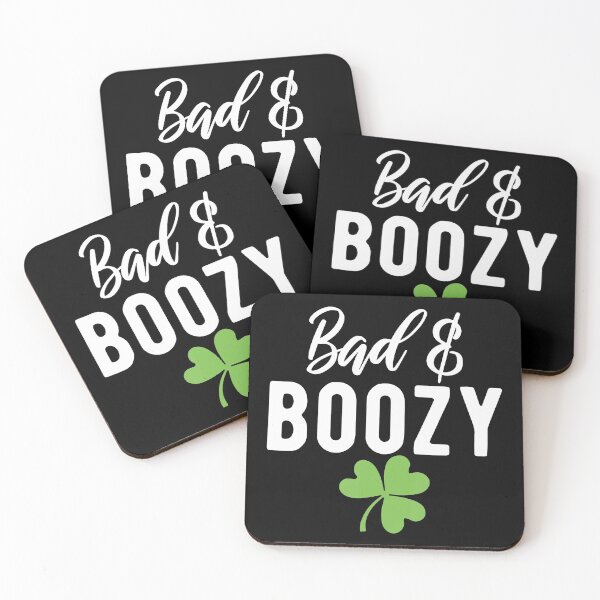 Item preview, St Patricks Day Bad   Boozy Shamrock Party designed and sold by BallonFlyToSky.