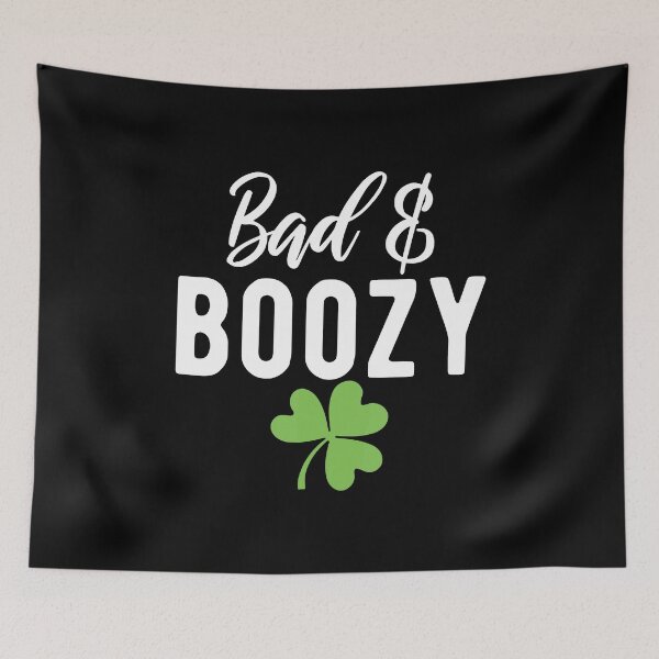 Item preview, St Patricks Day Bad   Boozy Shamrock Party designed and sold by BallonFlyToSky.