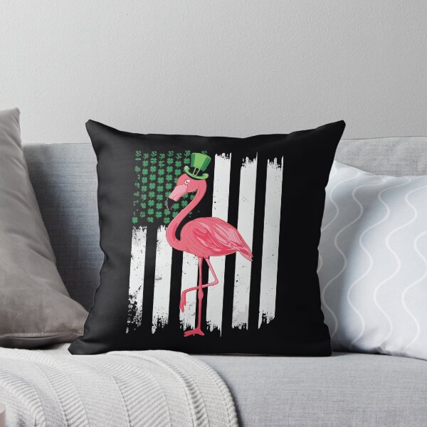 Item preview, Bandera Americana Irlandesa Flamingo San Patricio Día designed and sold by IceNiceIce.