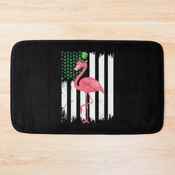 Item preview, Irish American Flag Flamingo Saint Patricks Day designed and sold by IceNiceIce.