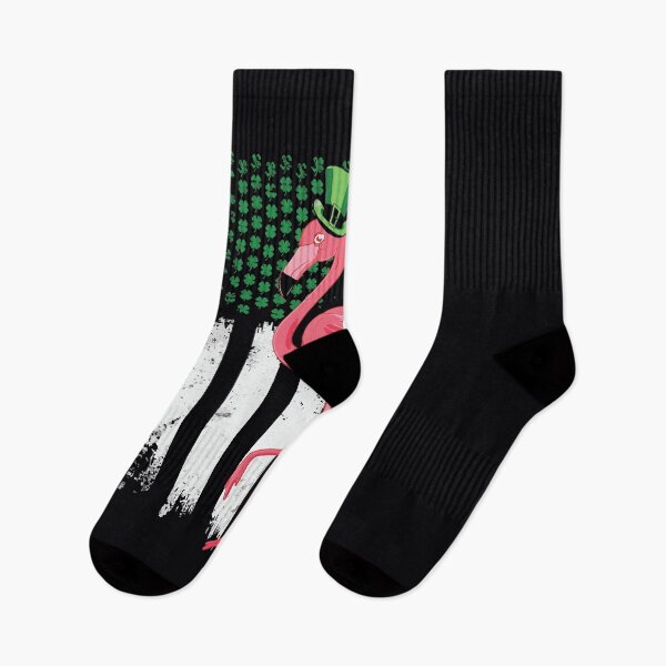 Item preview, Irish American Flag Flamingo Saint Patricks Day designed and sold by IceNiceIce.