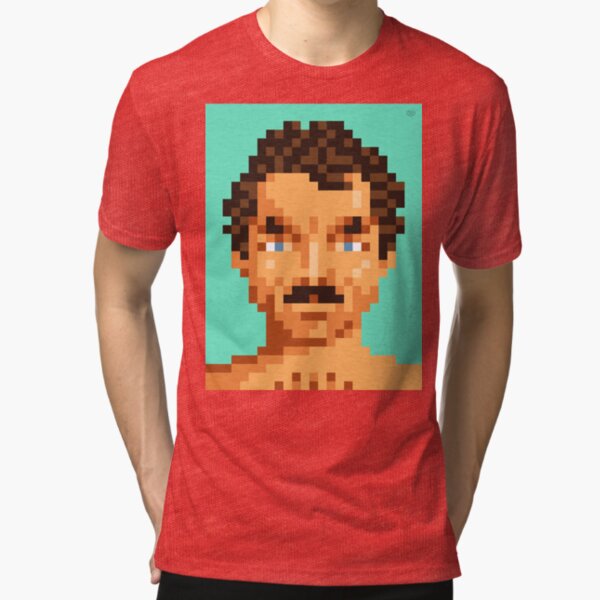 His mustache Tri-blend T-Shirt