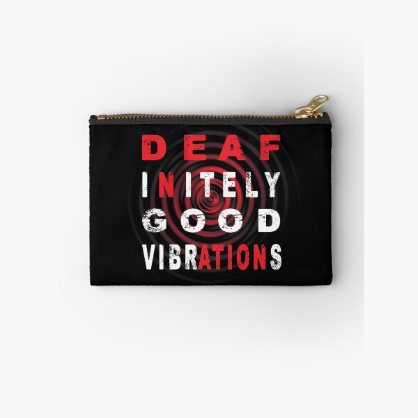 Item preview, Good Vibrations Deafness Awareness Quotes designed and sold by TMBTM.