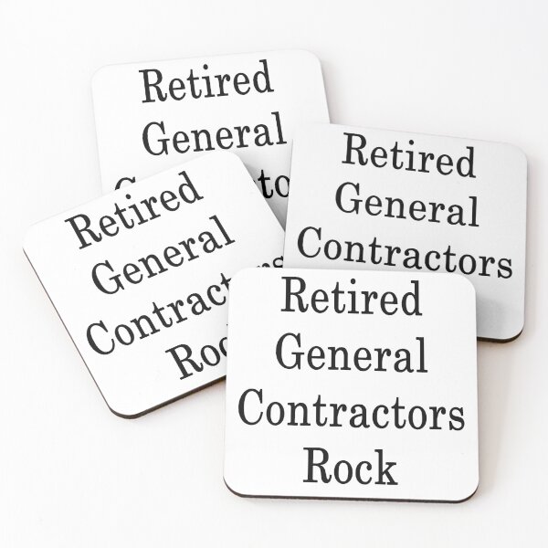 Item preview, Retired General Contractors Rock designed and sold by supernova23.