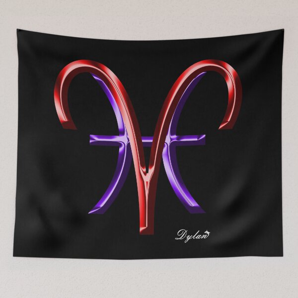 Item preview, Aries Pisces Cusp Zodiac Sign designed and sold by DylanAndDot.
