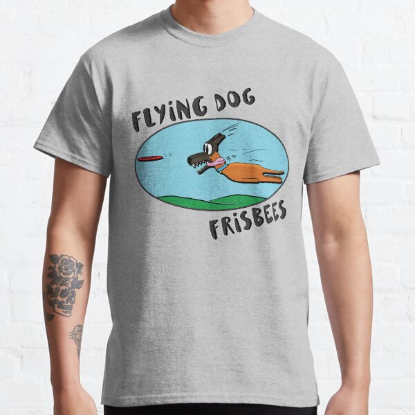 Flying Dog Frisbees Classic T-Shirt