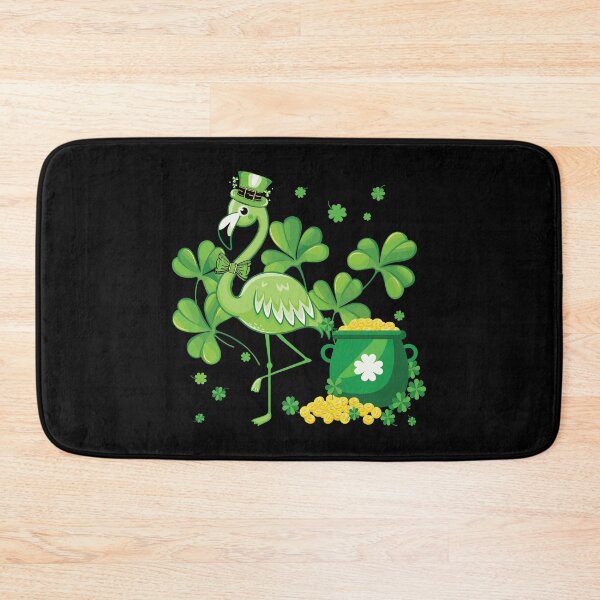 Item preview, Flamingo For Patricks Day Leprechaun Shamrock designed and sold by WanitaDesign.