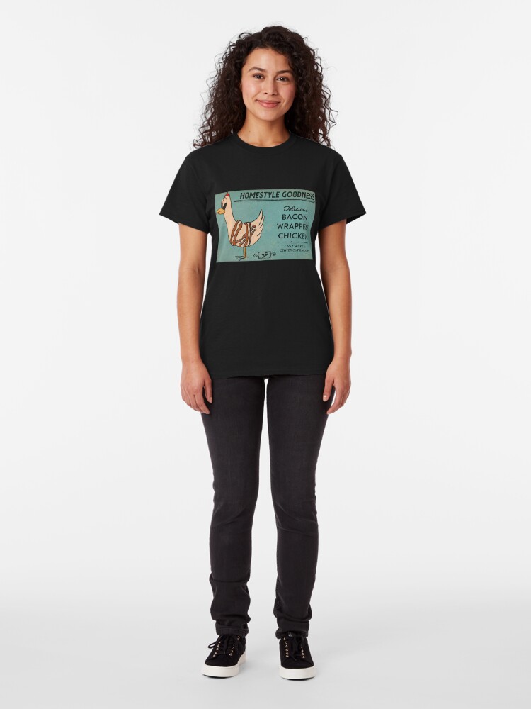Alternate view of Bacon Wrapped Chicken Classic T-Shirt