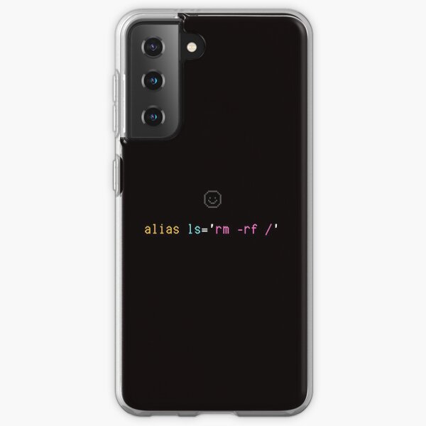 Linux alias rm -rf Samsung Galaxy Soft Case
