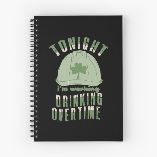 Item preview, St Patricks Day Hard Hat Not Working I'm Drinking designed and sold by BallonFlyToSky.