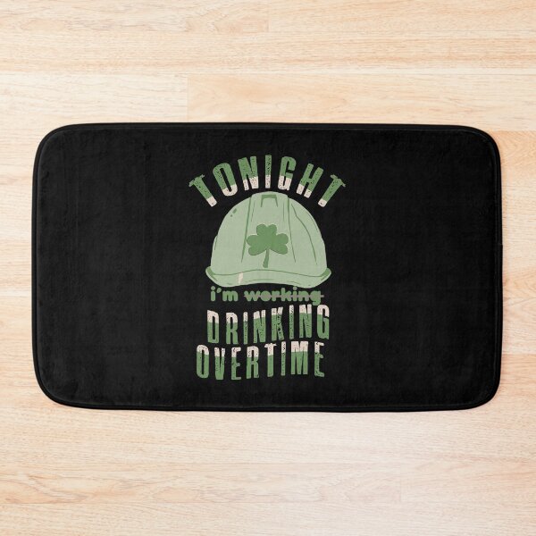Item preview, St Patricks Day Hard Hat Not Working I'm Drinking designed and sold by BallonFlyToSky.
