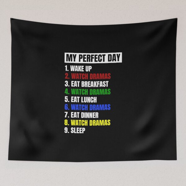 Item preview, My Perfect Day Watching Dramas designed and sold by juvajay.