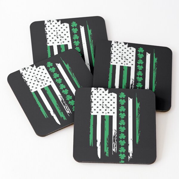 Item preview, Irish American Flag Shamrock Patricks Day designed and sold by IceNiceIce.
