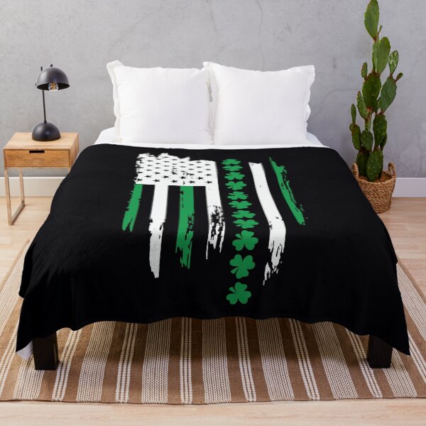 Item preview, Irish American Flag Shamrock Patricks Day designed and sold by IceNiceIce.