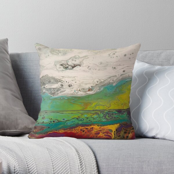 ABALONE BEACH Throw Pillow