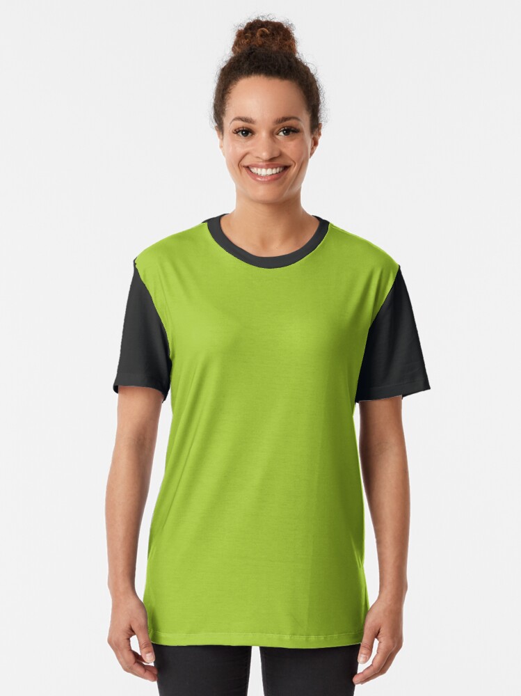 lime green graphic tee